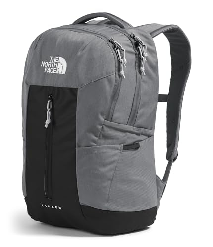 THE NORTH FACE Lichen Daypack, Smoked Pearl Dk Hth/Blk, One Size