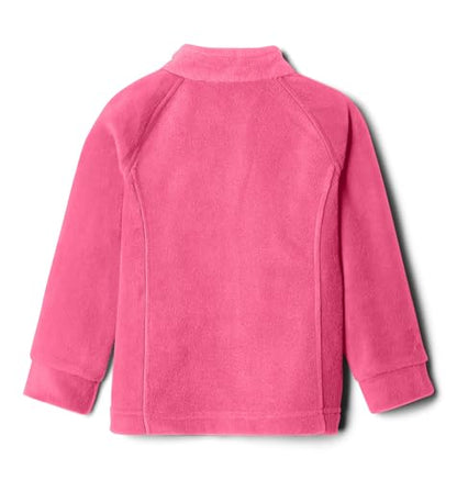 Columbia Girls Benton Springs Fleece Jacket, Pink Ice, 4T US