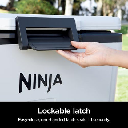 Ninja FrostVault 50qt/47.3L Hard Cooler, Dry Storage Drawer, Cloud White