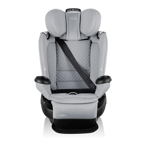 Evenflo Revolve360 Extend All-in-One Rotating Car Seat with Green & Gentle Fabric - Quartz