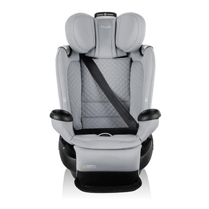Evenflo Revolve360 Extend All-in-One Rotating Car Seat with Green & Gentle Fabric - Quartz
