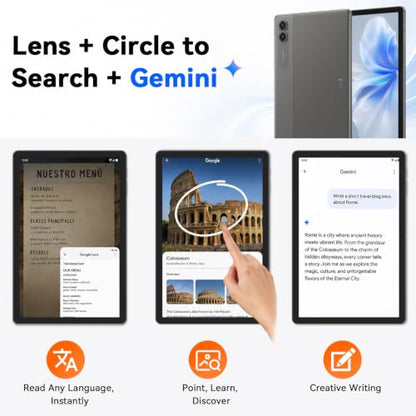 Tablet, 11 Inch FHD Android 16 Tablet with Gemini AI, 32GB RAM 256GB ROM