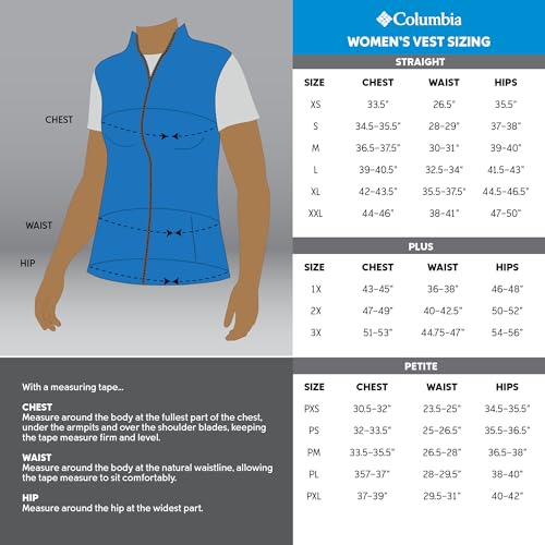 Columbia Womens Heavenly II Long Vest, Stone Green, Medium