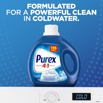Purex® Coldwater Liquid Laundry Detergent 3.85L, 115 washloads