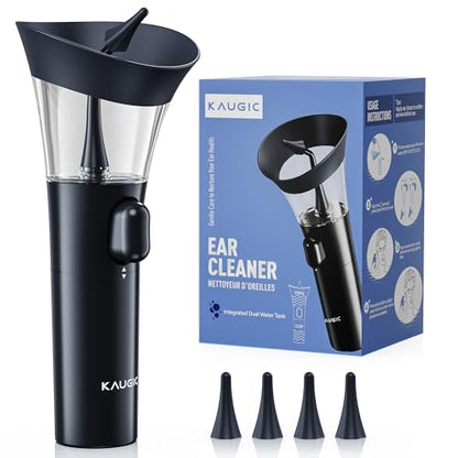 KAUGIC Ear Wax Removal System, One-Hand Control Ear Cleaner for Adults