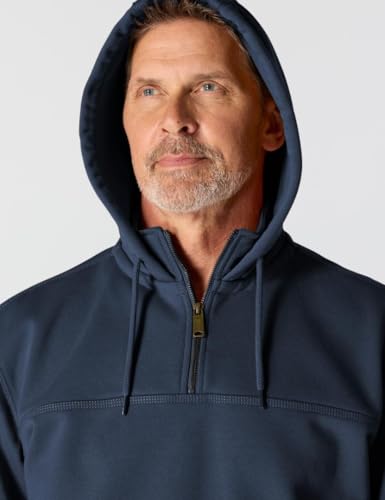 Carhartt Men's Rain Defender Paxton Heavyweight Sweatshirt, New Navy, Medium