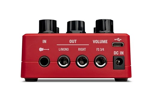 Line 6 POD Express Guitar Pedal Multi Effects and Amp Modeling Processor, Looper, USB-C Interface, Software Editor