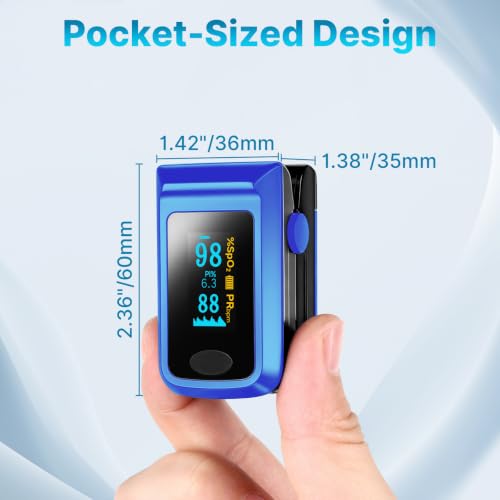 Keanor Pulse Oximeter Fingertip Oxygen Monitor for SpO2 & Pulse Rate