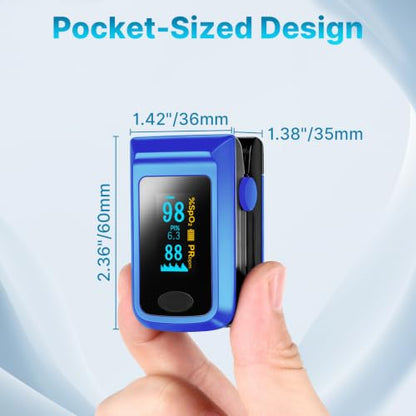 Keanor Pulse Oximeter Fingertip Oxygen Monitor for SpO2 & Pulse Rate