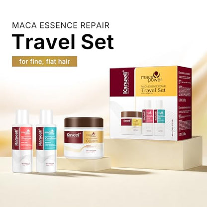 Karseell Travel Shampoo & Conditioner Set with Collagen Hair Mask