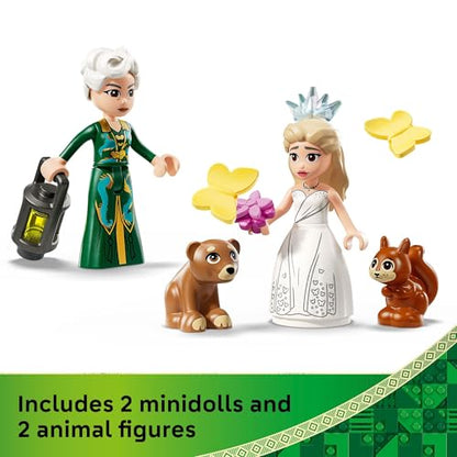 LEGO Wicked Glinda's Wedding Day Building Toy - Pretend Playset with 2 Minidolls, 2 Animal Toy Figures, & 2 Poseable Butterflies - Building Blocks for Kids, Ages 8+ - Gift for Girls & Boys - 75688