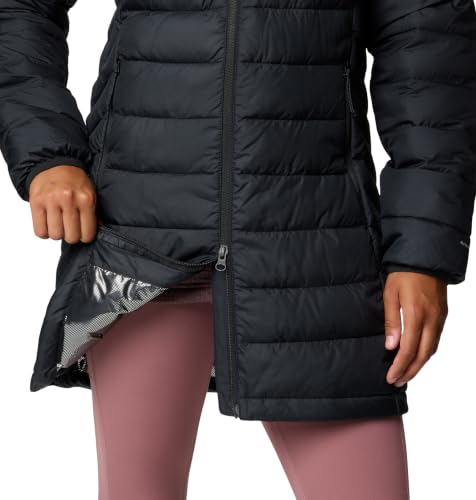 Columbia Womens Powder Lite II Mid Jacket, Black, Small