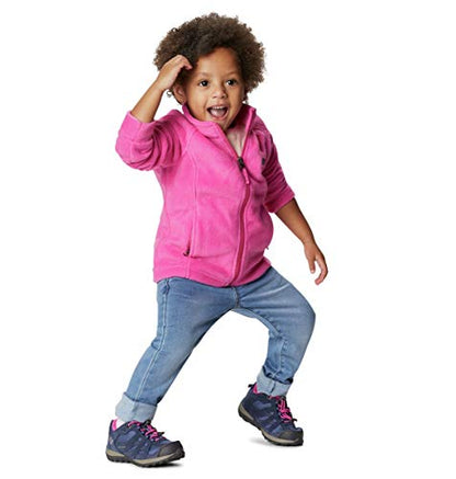 Columbia Girls Benton Springs Fleece Jacket, Pink Ice, 4T US