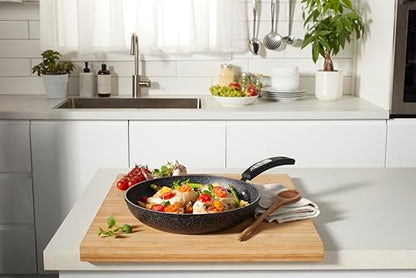Starfrit The Rock Classic 28cm (11") Fry Pan, Non-Stick, Black