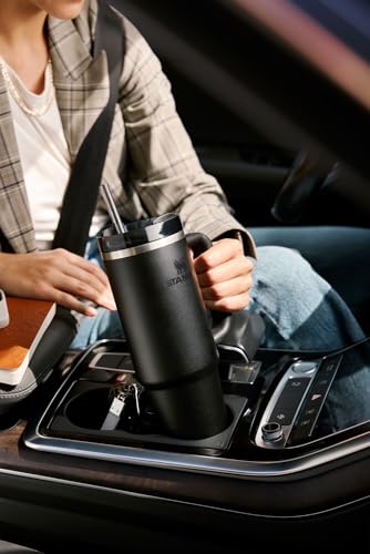 Stanley Quencher H2.0 Tumbler with Handle and Straw 30 oz | Flowstate 3-Position Lid | Cup Holder Compatible for Travel | Insulated Stainless Steel Cup | BPA-Free | Rose Quartz 2.0