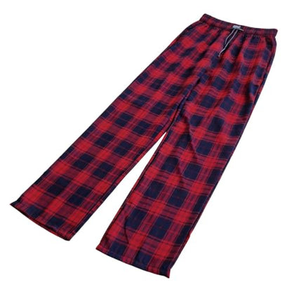 Buffalo Plaid Pajama Pants Men Flannel Pj Bottoms with Pockets