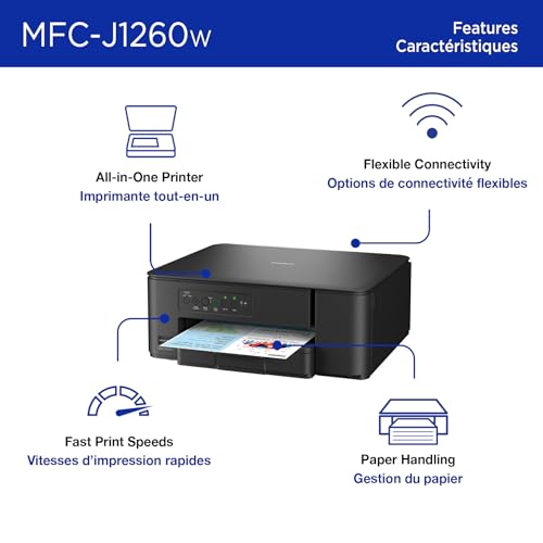 Brother MFC-J1260W Work Smart Wireless Colour Inkjet All-in-One Printer