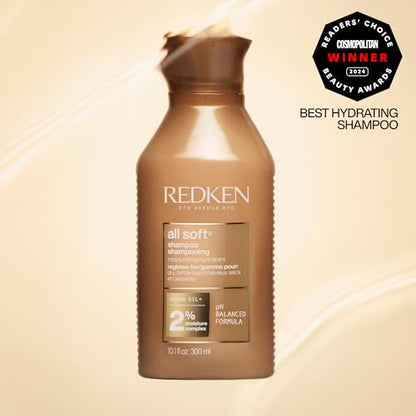 Redken All Soft Shampoo, For Dry, Brittle Hair