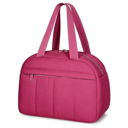 Codcey Reusable Quilted Puffer Insulated Lunch Bag Lunch Box Women