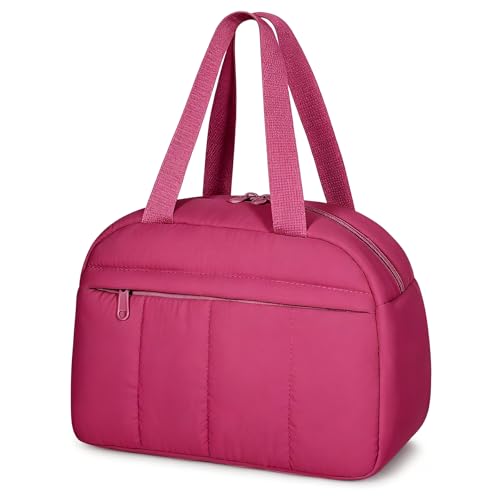 Codcey Reusable Quilted Puffer Insulated Lunch Bag Lunch Box Women
