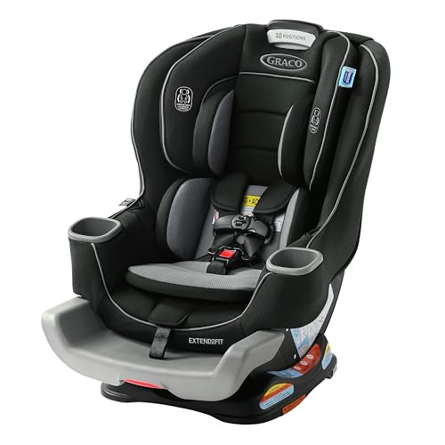 Graco Extend2Fit Convertible Car Seat, 2-in-1 Forward & Rear-Facing Baby Car Seat, 1.8-30 kg (4-65 lb), Titus