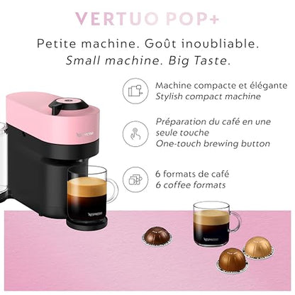Nespresso Vertuo Pop+ Pod Coffee & Espresso Machine Pink
