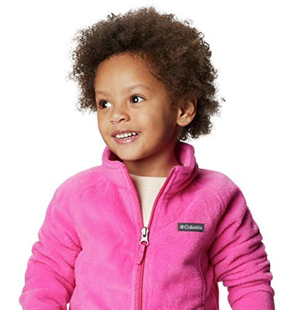 Columbia Girls Benton Springs Fleece Jacket, Pink Ice, 4T US