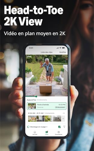 Blink Battery Doorbell 2K+ (newest model) — Wireless video doorbell, 2K resolution, enhanced audio. Required Sync Module not included – Add-On (White)