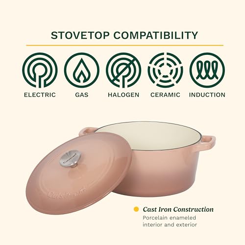Cuisinart Enameled Cast Iron Dutch Oven, 5-Quart, CI650-25GMC