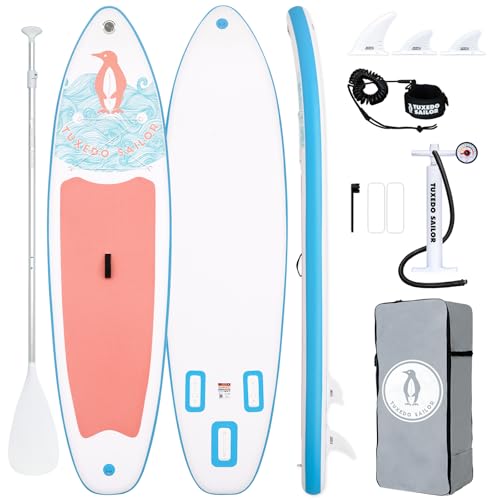 Tuxedo Sailor(10'6'') Inflatable Paddle Board with SUP Accessories