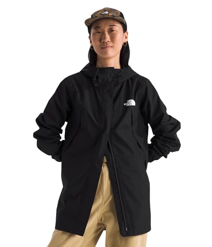 THE NORTH FACE Women's Antora Rain Parka, TNF Black, Medium