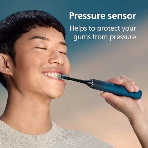 Philips Sonicare DiamondClean 9000 Electric Toothbrush, 1 Brush Head, Aqua