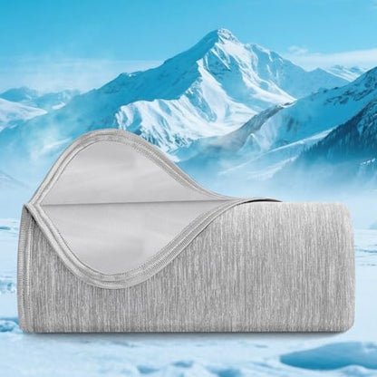 Uplayteck Cooling Blanket, 2-Sided Ice Summer Blanket for Hot Sleepers