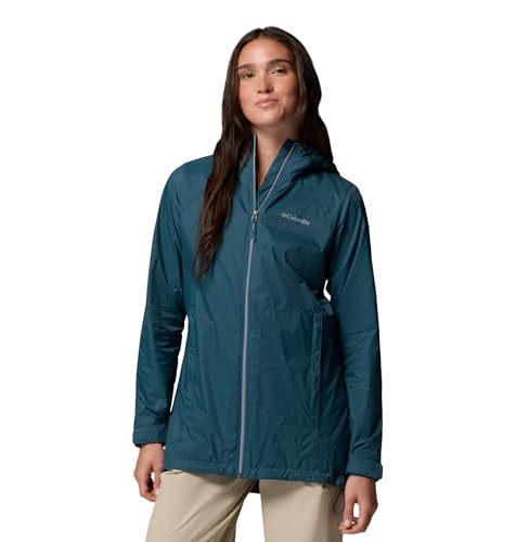 Columbia Womens Switchback II Lined Long Jacket, Everblue, Medium