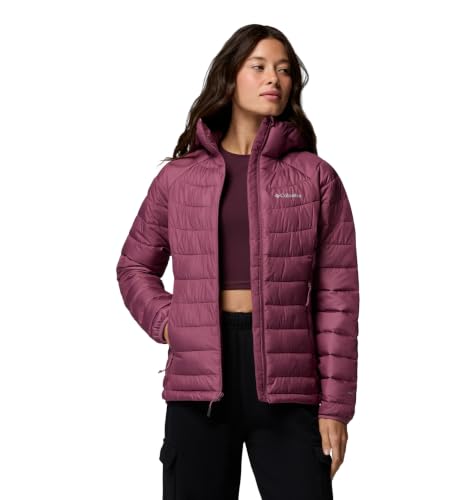Columbia Women's Powder Lite II Hooded Jacket, Antique Mauve, XX-Large