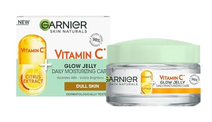 Garnier Skin Naturals Vitamin C Face Moisturiser for Brightening Day Cream, 50ml
