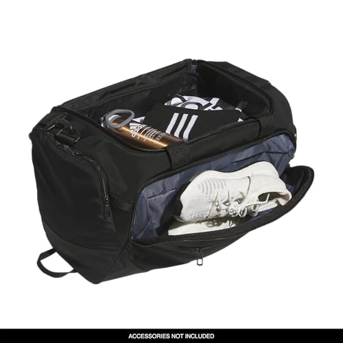 Adidas Unisex-Adult Defender 5 Small Duffel Bag, Black, One Size Fits All