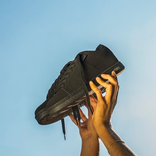 Etnies Kingpin - Classic Skate Heritage Fashion Style with on-Trend Puffy Look, Reinforced Cupsole - Black/Black - 10