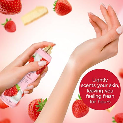 Bodycology Body Mist, Strawberry Cheesecake, Cruelty-Free, 237 mL