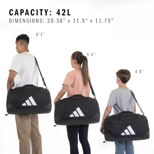 Adidas Unisex-Adult Defender 5 Small Duffel Bag, Black, One Size Fits All