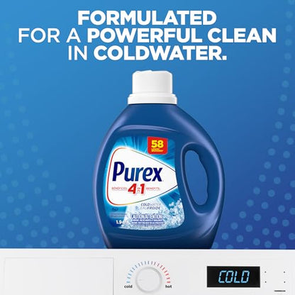 Purex® Coldwater Liquid Laundry Detergent 3.85L, 115 washloads