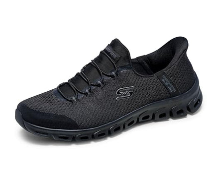 Skechers Women's Glide-Step-Pursuit Hands Free Slip-ins Sneaker, BBK,