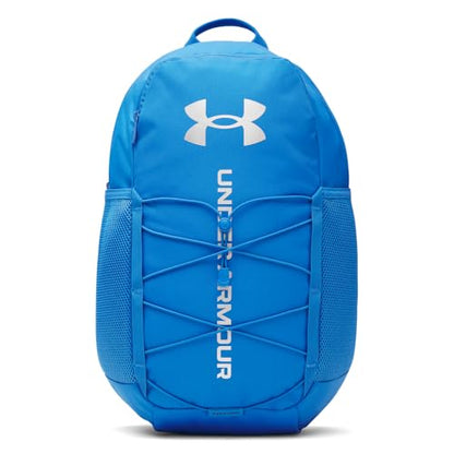 Under Armour Hustle Sport 6.0 Backpack, (402) Blue Atlantis/Black/Metallic Silver, One Size Fits Most, Hustle Sport 6.0 Backpack
