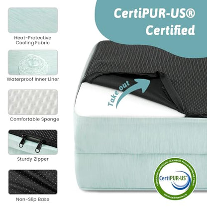 COZY KISS Cooling Dog Bed for Large Dogs, 107cm Orthopedic Pet Sofa