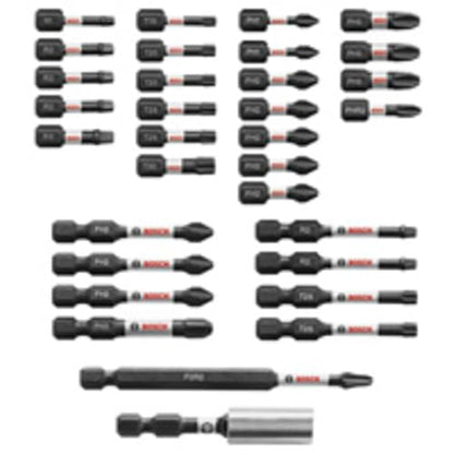 Bosch 32 Piece Impact Tough Screwdriving Bit Set SBID32 (SBID32L)
