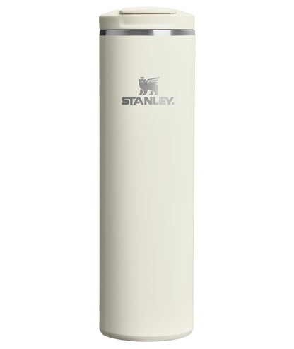 Stanley AeroLight Transit Bottle 20 oz | Locking Drink Through Lid | Leak Resistant Water Bottle or Coffee Travel Mug | Lightweight Insulated Stainless Steel | BPA-Free | Cream Gloss