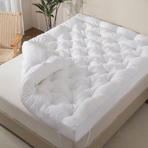 WhatsBedding 5 Inch Memory Foam Mattress Topper (Queen, 60x80 Inch)