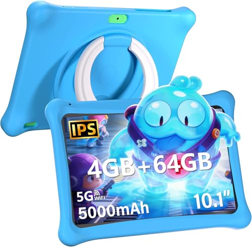 sgin tablet Kids Tablet,10.1 inch Tablet for Kids with Blue Protective Case