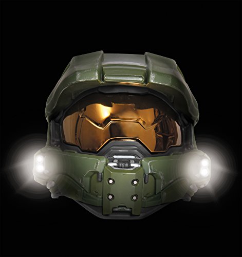 Disguise Costumes Master Chief Child Light-Up Deluxe Helmet, One Size