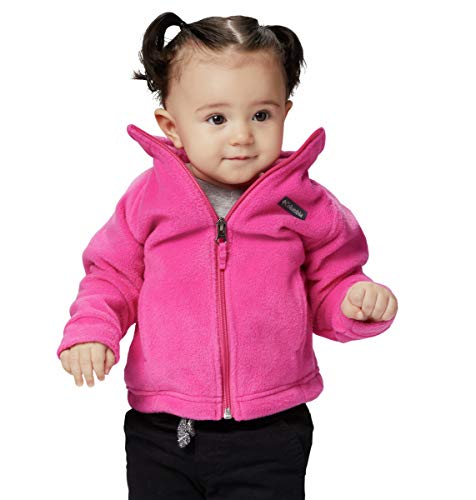 Columbia Girls Benton Springs Fleece Jacket, Pink Ice, 4T US